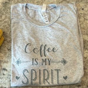 Coffee is my spirit animal soft tshirt. Barely worn